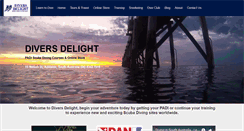 Desktop Screenshot of diversdelight.com.au